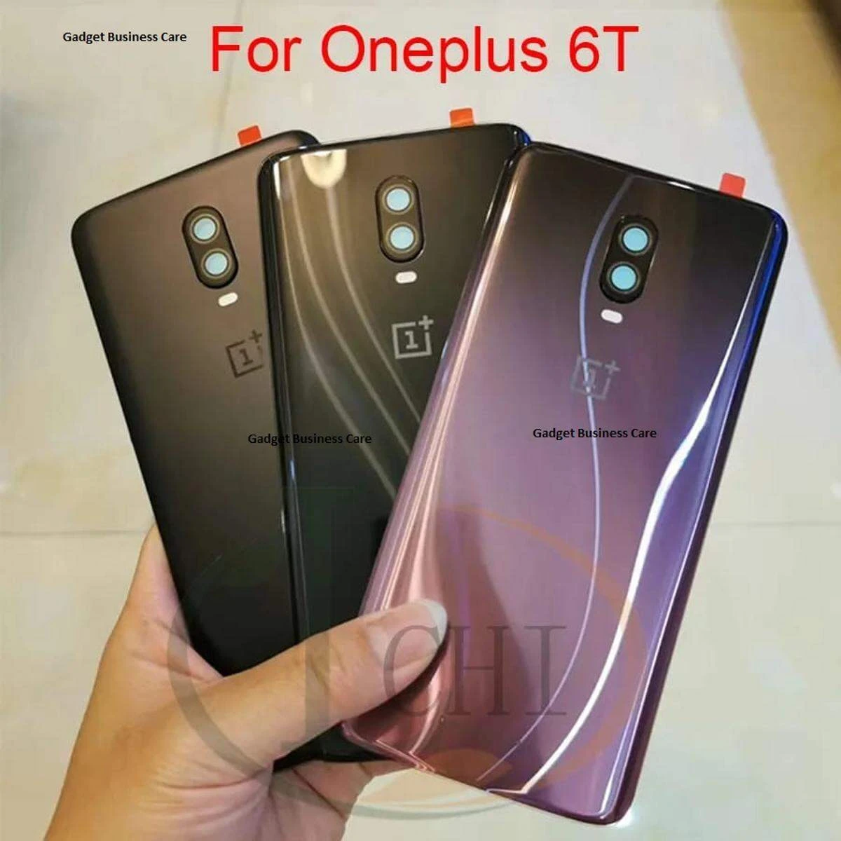 Oneplus 6t এর জন্য আসল ব্যাক প্যানেল ব্যাটারি ডোর কভার