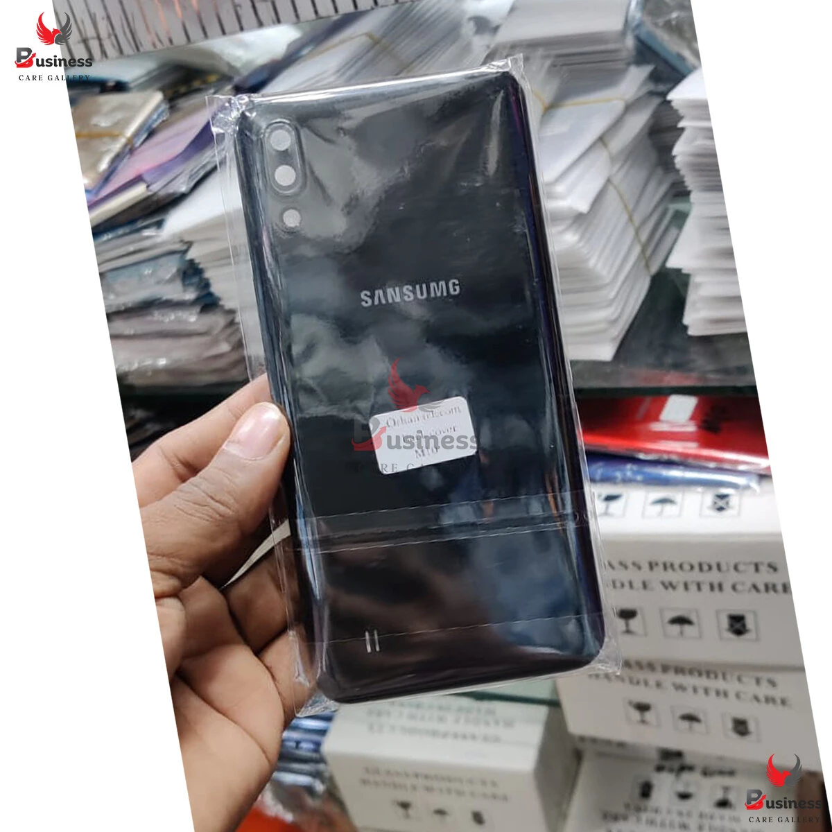 For Samsung Galaxy M10 Phone Battery Back Cover Backshell  Battery Rear Case Phone Battery Back Cover Backshell  Battery Rear Case - Phone Back Cover - মোবাইল ফোন - Phone