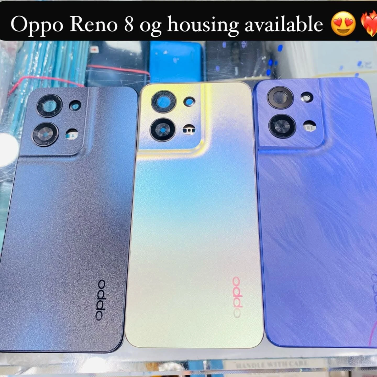 Back Part and Back Shell for Oppo Reno8 / Oppo Reno 8 with Battery Door – Perfect for Replacement and Repair Use