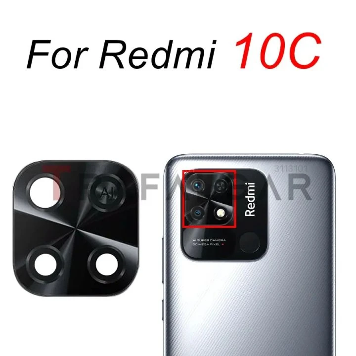 Back Camera Glass Lens Camera Lens for Xiaomi Redmi 10C 4G