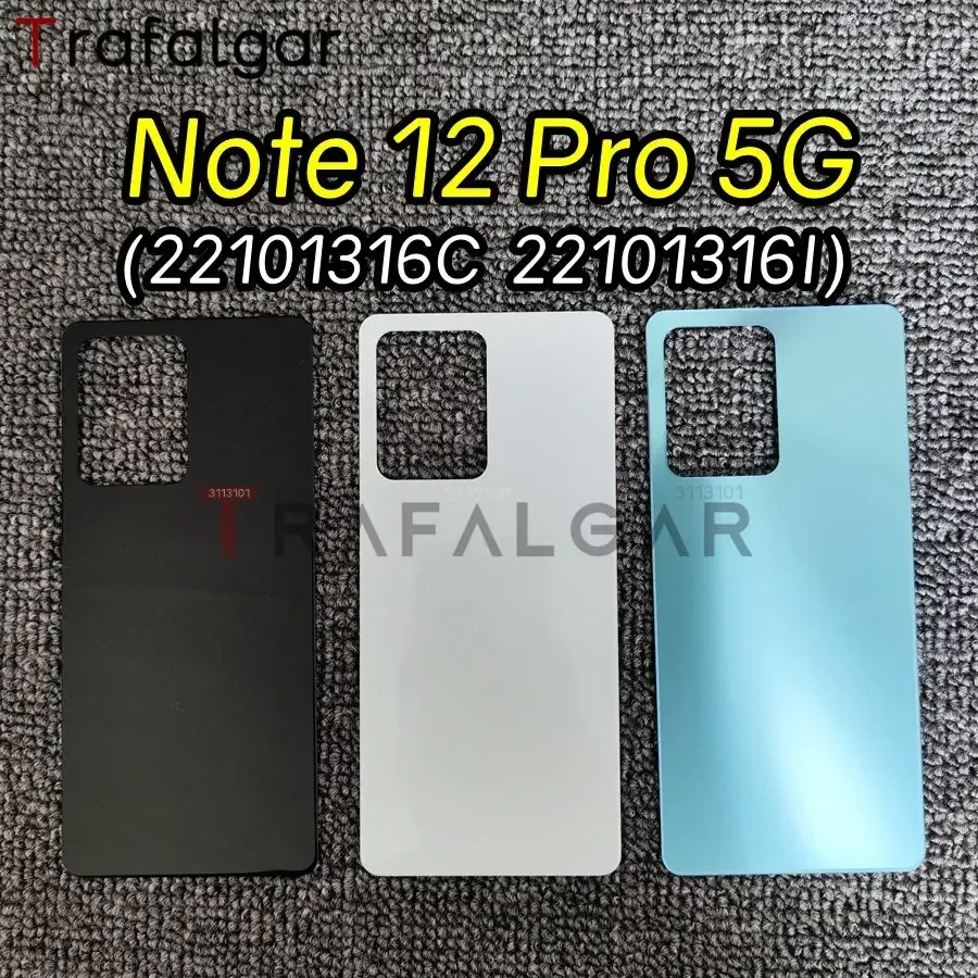For Xiaomi Redmi Note 12 Pro 5G Phone Battery Back Cover Backshell Glass Battery Rear Case Phone Battery Back Cover Backshell Glass Battery Rear Case - Phone Back Cover - মোবাইল ফোন - Phone