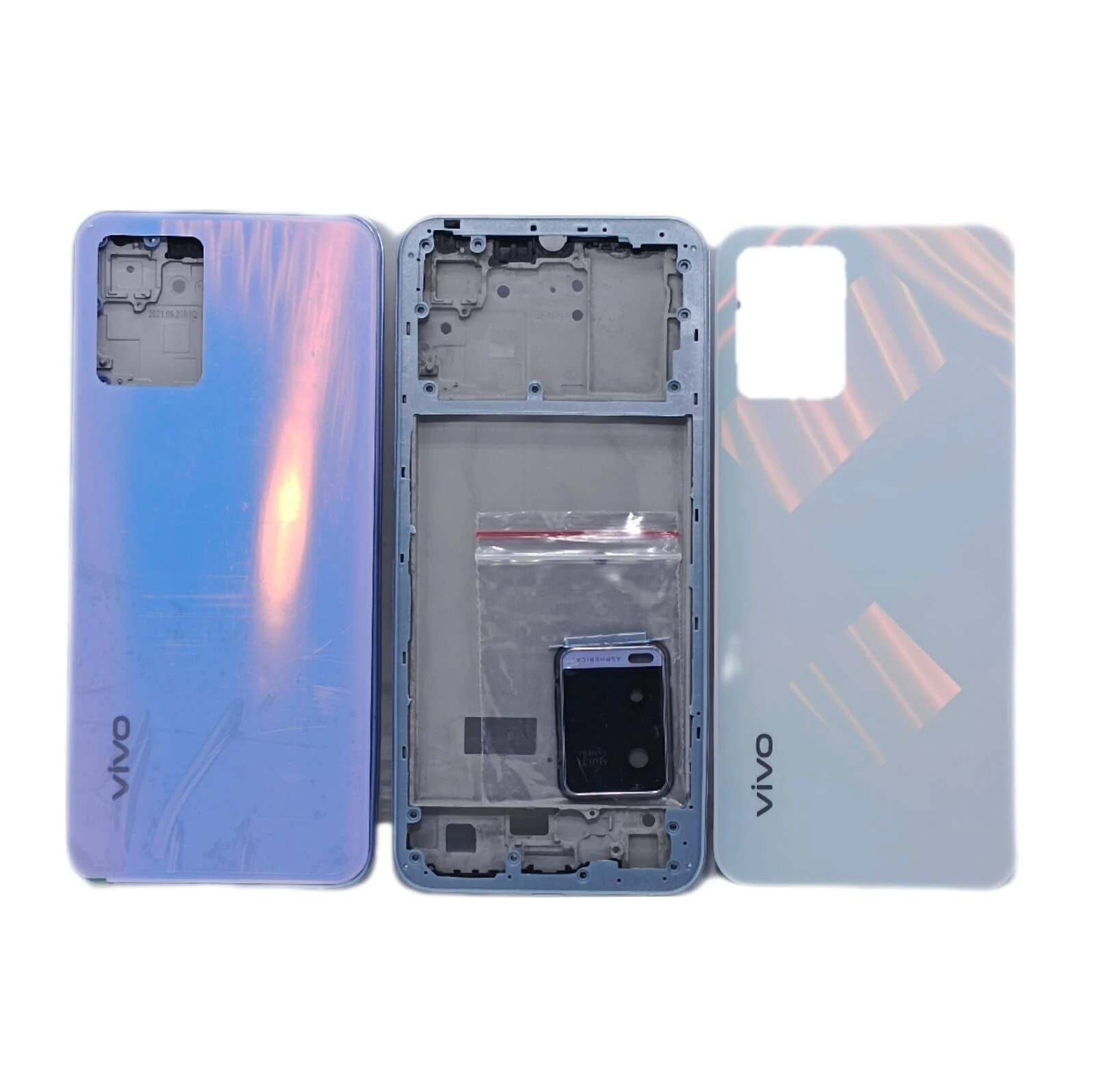 Vivo Y21 (Backshell) Back Panel with Side Frame Housing