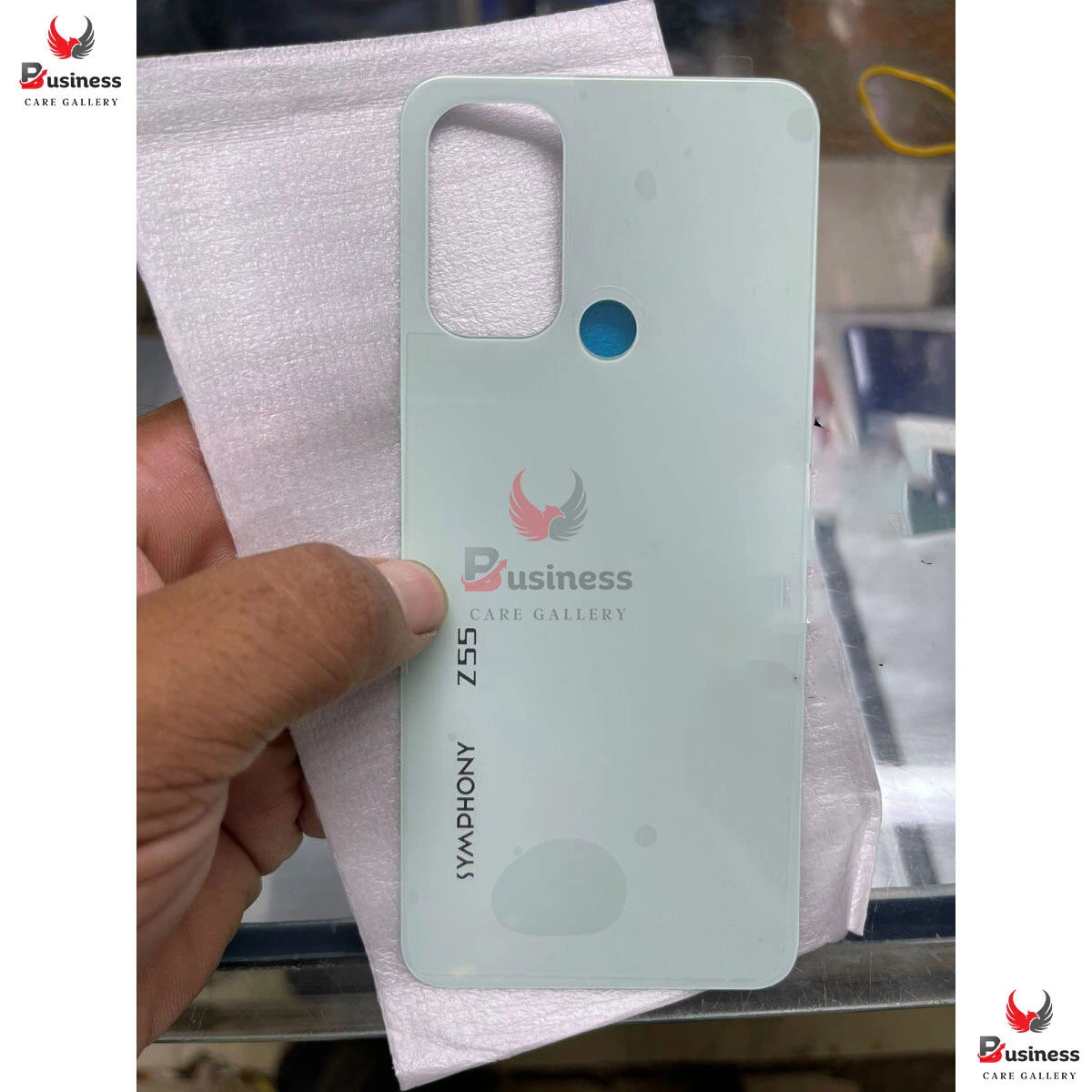 Replacement Backshell Glass Panel for Replacement Backshell Glass Panel for Symphony Z55 Battery Back Door Housing Battery Back Door Housing