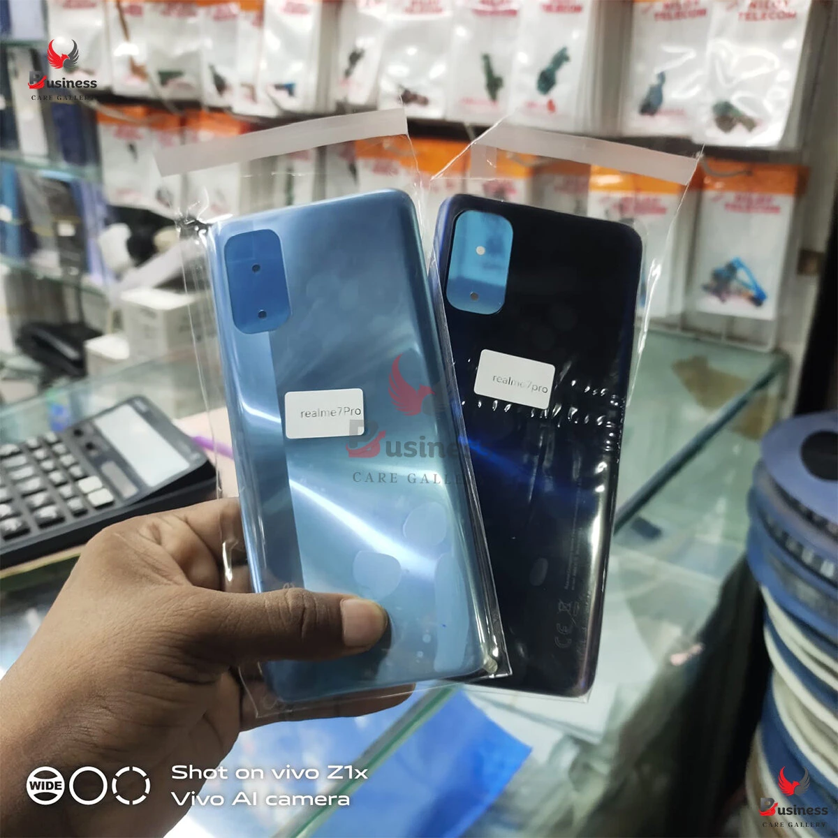 For realme 7 pro  Phone Battery Back Cover Backshell Glass Battery Rear Case Phone Battery Back Cover Backshell Glass Battery Rear Case - Phone Back Cover - মোবাইল ফোন - Phone