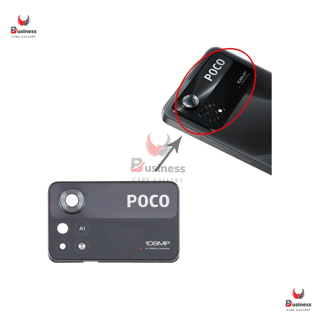 Rear Camera Lens Glass For Xiaomi Poco X4 Pro