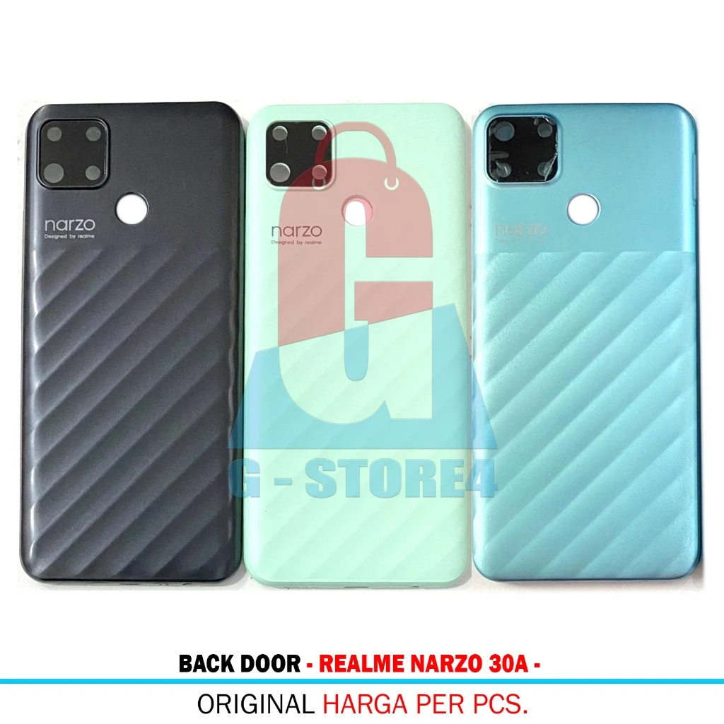 For Realme Narzo 30A Phone Battery Back Cover Backshell  Battery Rear Case Phone Battery Back Cover Backshell  Battery Rear Case - Phone Back Cover
