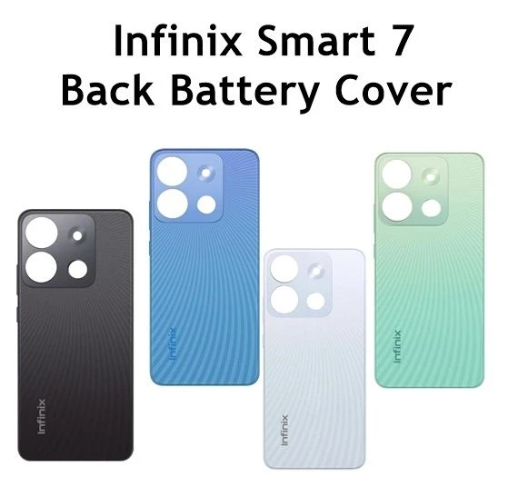 Infinix Smart 7 Phone Battery Back Cover Backshell  Battery Rear Case Phone Battery Back Cover Backshell  Battery Rear Case
