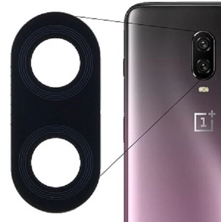 For OnePlus 6T camera main glass lens Rear Facing Camera Glass Lens Replacement