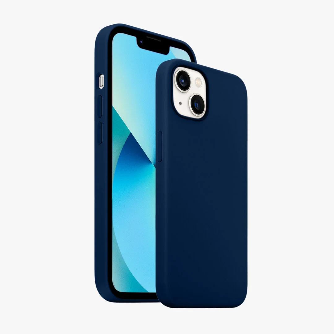 Silicone Phone Case For Apple iPhone 13 Pro Luxury Liquid Silicone Protection Back Cover Soft Case