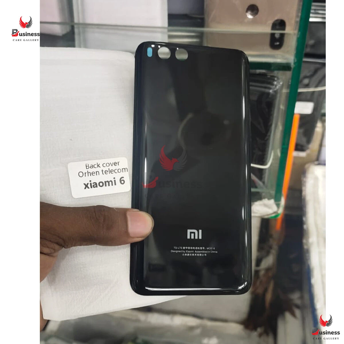 For Xiaomi Mi 6 Phone Battery Back Cover Backshell Glass Battery Rear Case Phone Battery Back Cover Backshell Glass Battery Rear Case - Phone Back Cover - মোবাইল ফোন - Phone