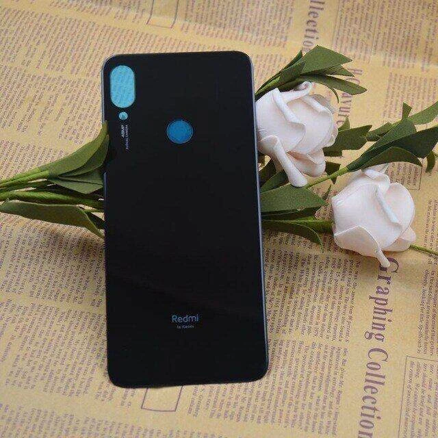 Xiaomi redmi note 7 এর জন্য ব্যাটারি ব্যাক ডোর প্যানেল ব্যাক গ্লাস হাউজিং বডি