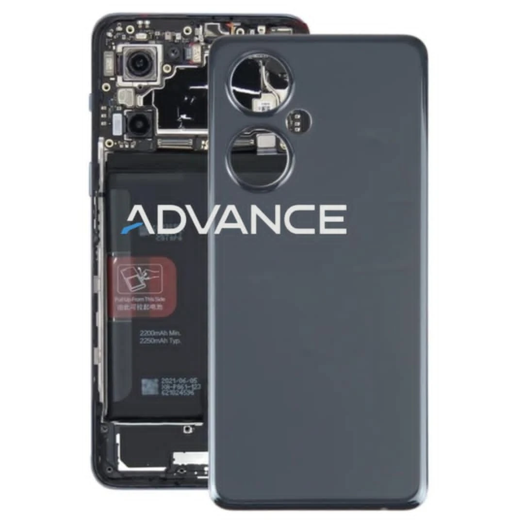 Replacement Backshel lBack Casing Kesing Housing Backdoor Fullset + Bezel  for Oneplus Nord CE 3 Lite 5G Battery Back Door Housing
