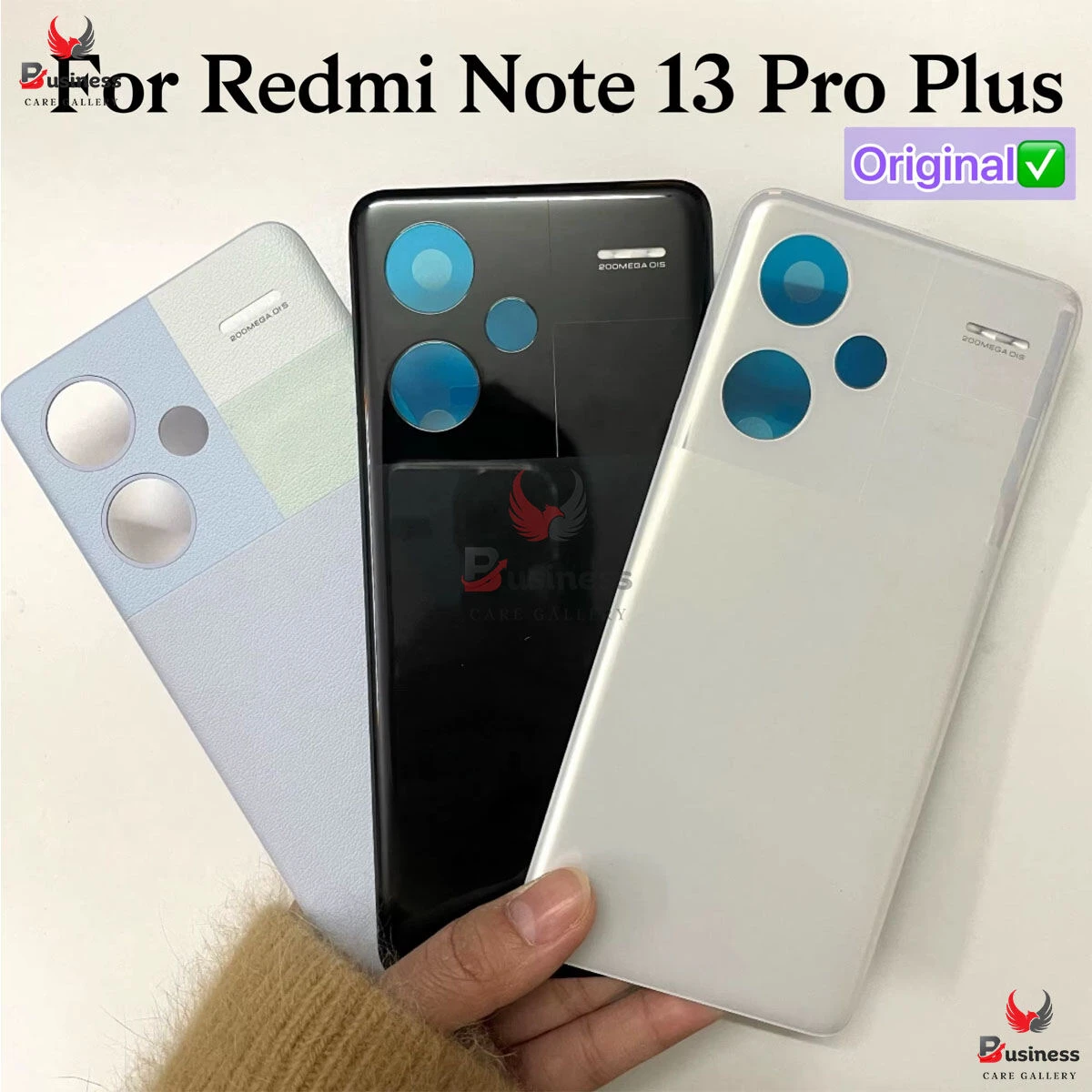 Panel Replacemen Back Shell / Back Panel / Battery Cover 100% Original Back Panel / Back Glass for  Redmi Note 13 pro plus