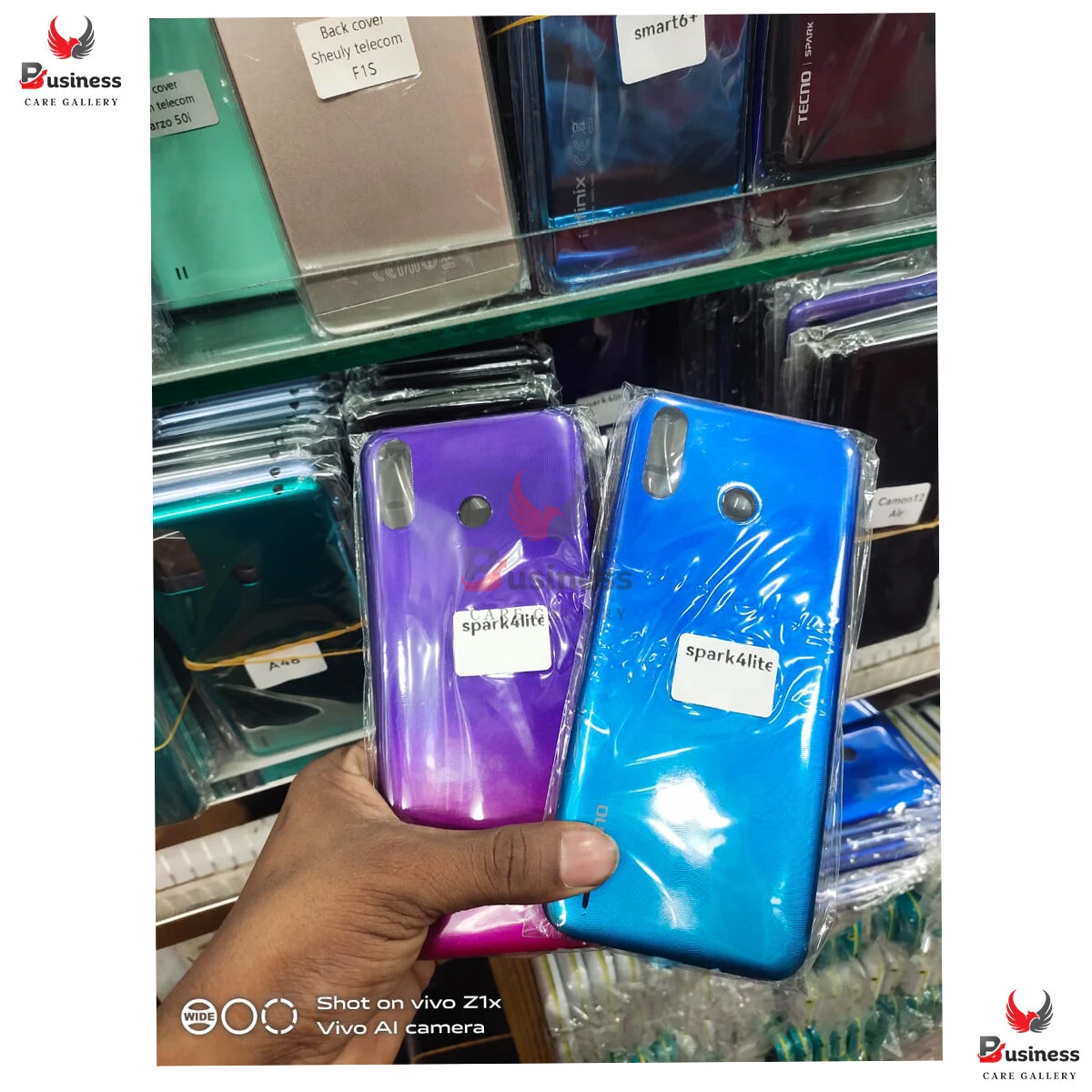 For Tecno Spark 4 Lite Backshell Replacement Back Battery Cover