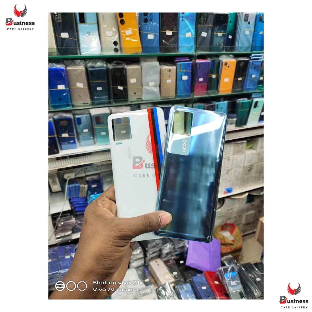 For vivo iQOO 7+ Phone Battery Back Cover Backshell Glass Battery Rear Case Phone Battery Back Cover Backshell Glass Battery Rear Case - Phone Back Cover - মোবাইল ফোন - Phone