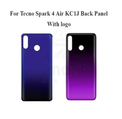 Replacement Backshell Panel + midel frame for Tecno Spark 4 Lite Battery Back Door Back panel  Tecno Spark 4 Lite