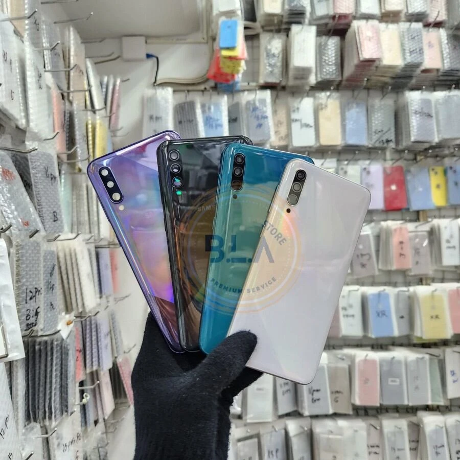 Galaxy A50s A507f Fullset Backshell Battery Back Door Housing Housing Door 100% Original Battery Back Door Housingl