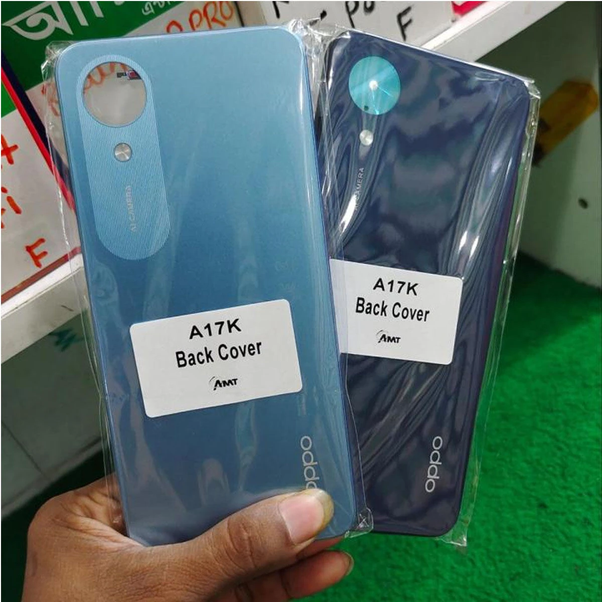 Replacement Backshell Panel plus frame for Oppo A17K Battery Back Door Back panel 100% Original