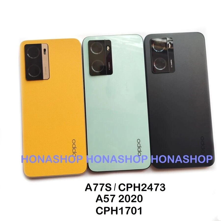 BACK CASING KESING HOUSING BACKDOOR FULLSET OPPO A77S CPH2473 A57 2020 - BACKDOOR