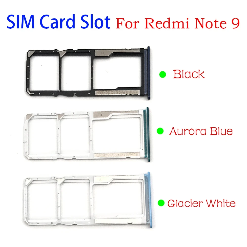 SIM Card Holder Tray for Xiaomi Redmi Note 9s/Xiaomi Redmi Note 9 Pro/Xiaomi Redmi Note 9 Pro Max