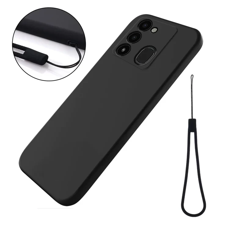 For Tecno Spark 8C / Tecno Spark Go 2022 Heavy Strong Liquid Silicone Soft Gel Rubber Shockproof Cover Case