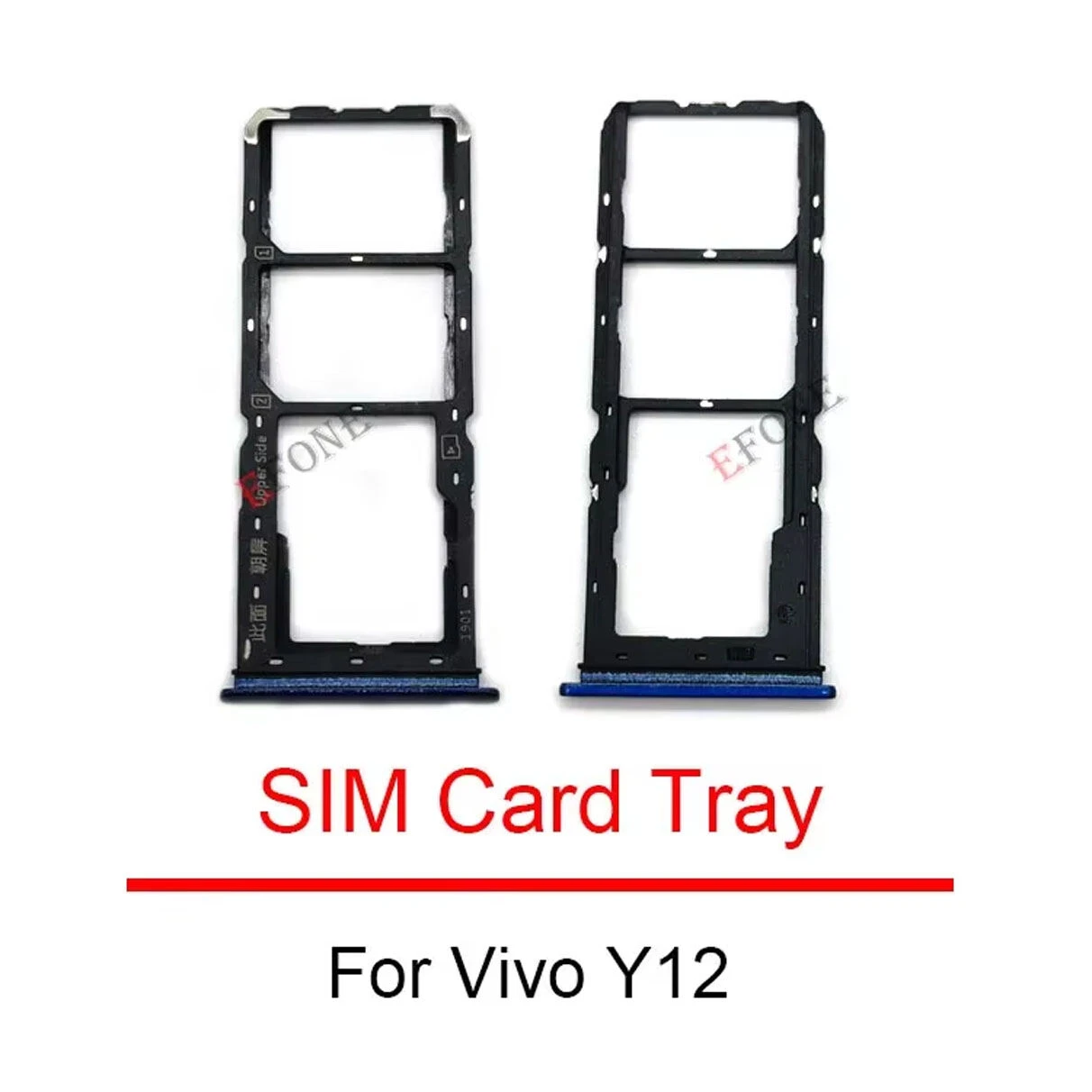 SIM Card Tray Holder for Vivo Y12 – Dual SIM + MicroSD Slot (OEM Replacement Part)