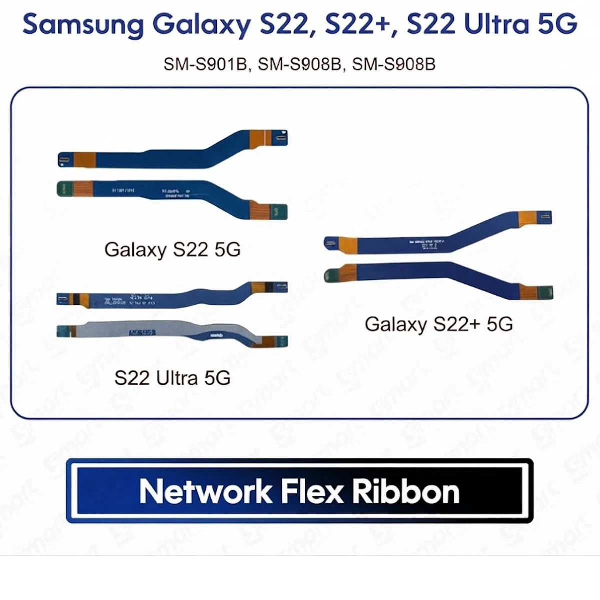 Samsung Galaxy S22 5G, S22+ 5G, S22 Ultra 5G Network Flex Ribbon / Signal Flex Replacement | Antenna Signal Flex Cable | High Quality Spare Part